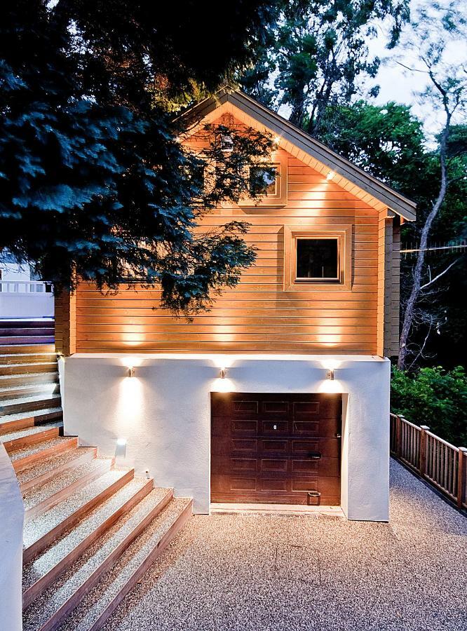 Вілла Alum Chine Log Cabin Борнмут Екстер'єр фото